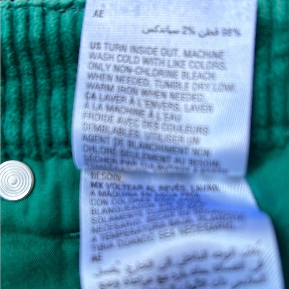 Style & Co Green Corduroy Plus Short Pants 20W - Picture 4 of 6